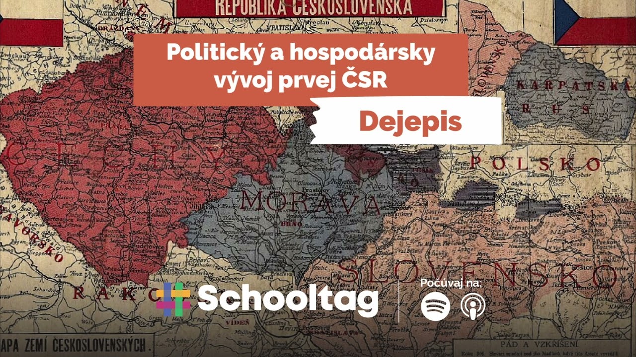 #Dejepis: Politický a hospodársky vývoj prvej ČSR