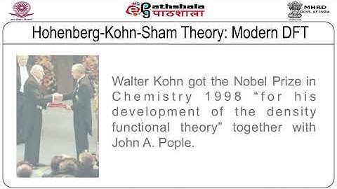 M-22. Hohenberg-Kohn-Sham Density Functional Theory - Part I