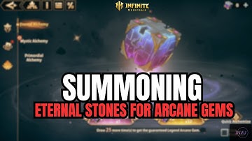 Summoning ETERNAL STONES Arcane GEMS | IMR - [Infinite Magicraid]
