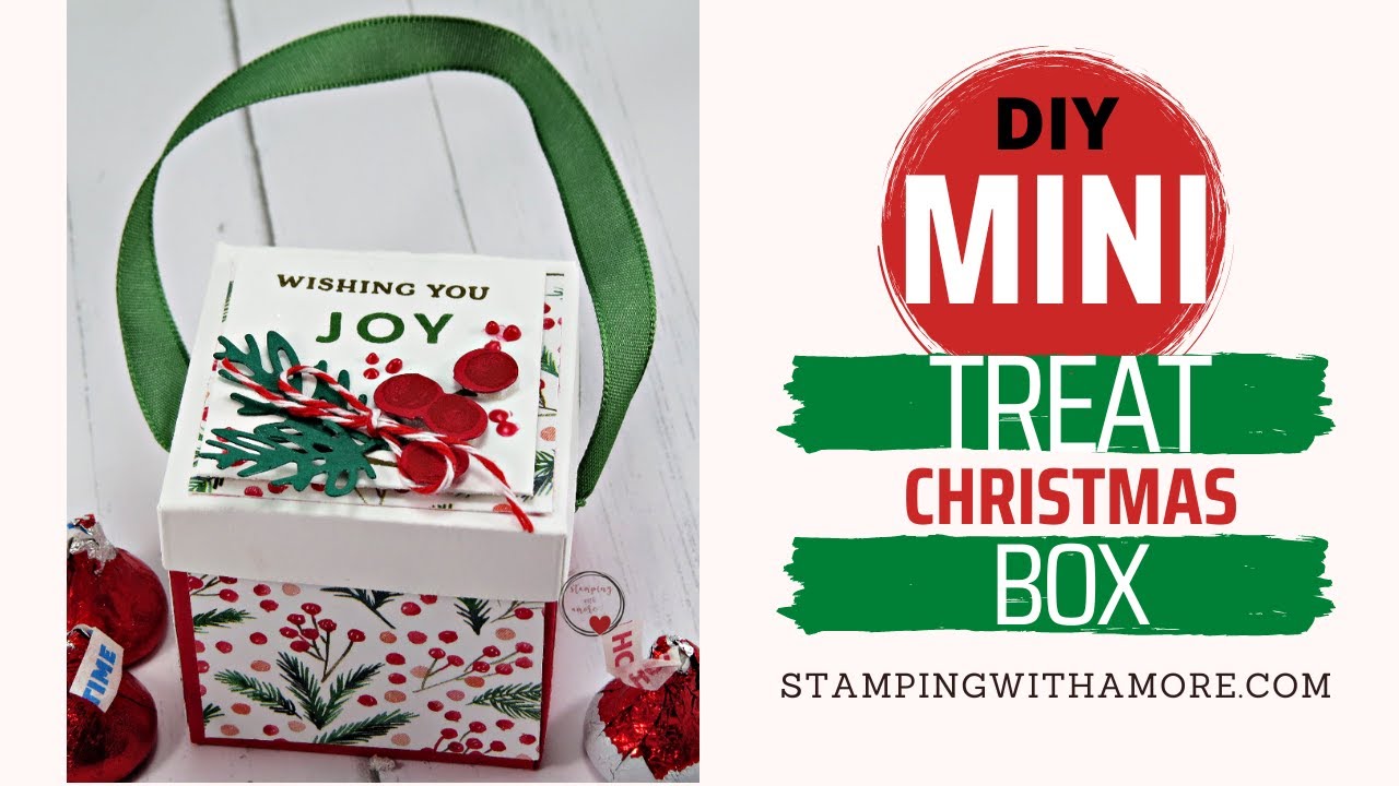 How to make a Christmas Mini Treat Box that will Wow your Family and ...