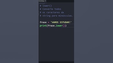 lower em Python  #programação  #python  #programming #pythonprogramming  #coding