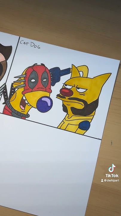 Deadpool & Wolverine in Different Cartoon Styles Part 3 #shorts #