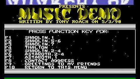 Anarchy   Music Demo HYPERSPIN AMIGA INTRO CRACKTRO DEMO COMMODORE NOT MINE VIDEOS