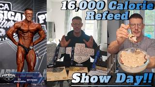 PCA Hampshire Show Day | 16,000 Calorie Refeed | The End Of A Journey #gym #fitness #workout #train
