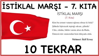 İsti̇klal Marşi 7. Kita Ezberleme - 10 Tekrar