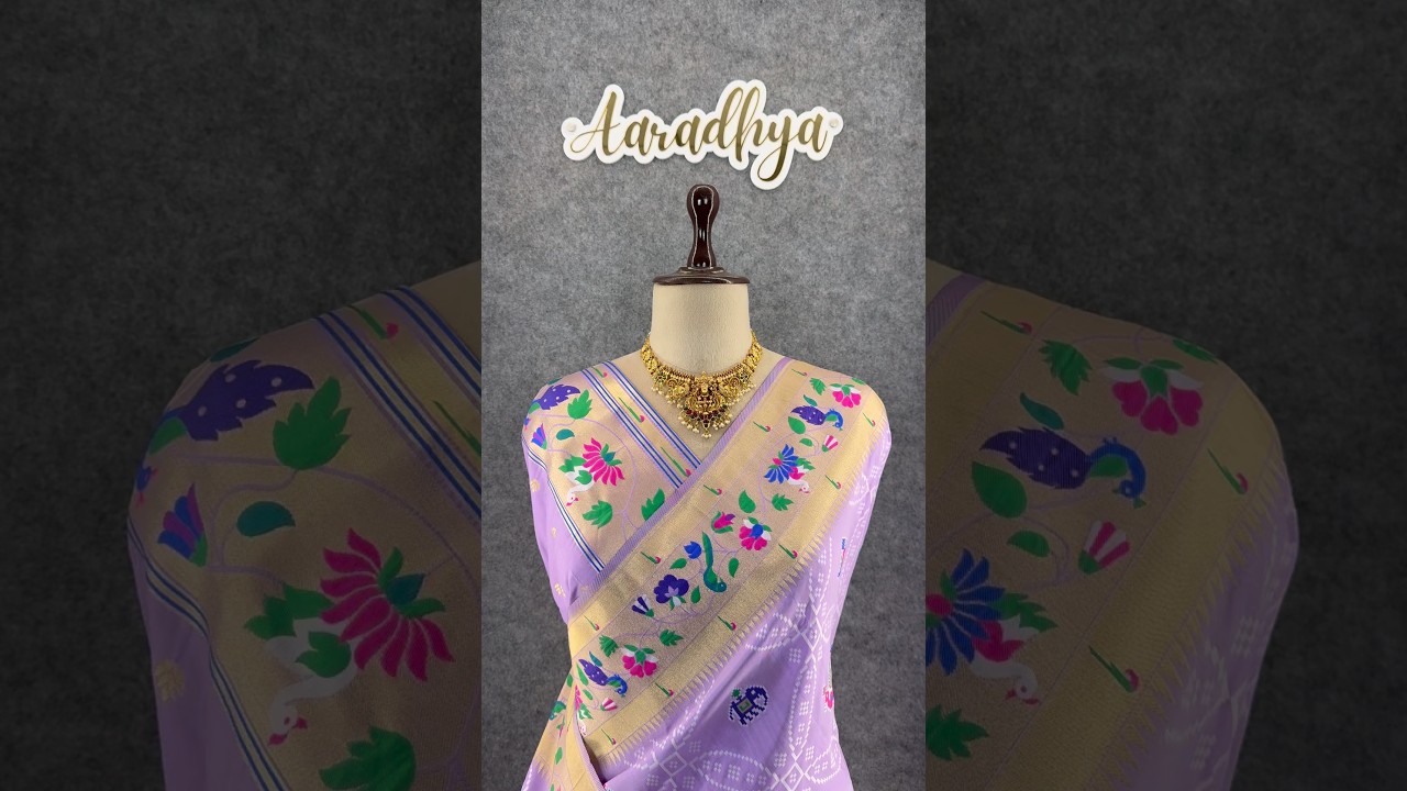 Bandhani Patola Silk Paithani Saree