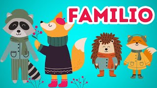 Esperanto Song to Learn Family Members.