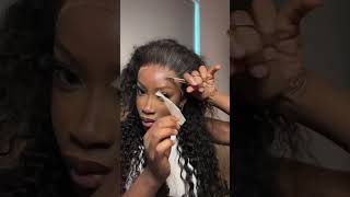 @mari aani 26inch 13X4 Black Water Wave Wig #hairwig #hairstyle #precolored #haircolor