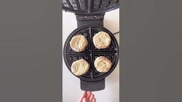 CINNAMON ROLL WAFFLES 💕 Follow for Easy Recipes #recipe