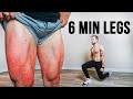 The PERFECT Home LEG Workout (Only 6 MIN)