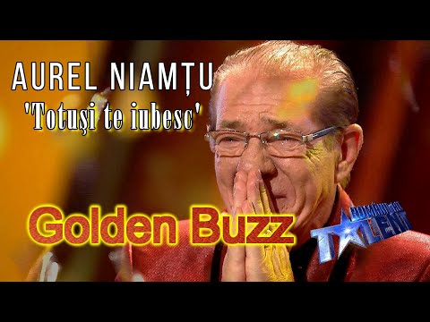 Romanii Au Talent 2022: Aurel Niamtu | GOLDEN BUZZ de la Andra! O voce de AUR! &rsquo;Totusi te iubesc&rsquo;