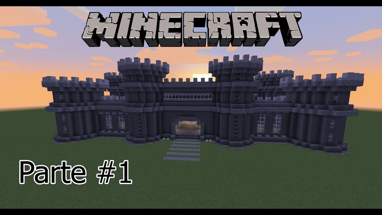 Tutorial Minecraft - Como fazer um castelo legal - Parte #1 - YouTube