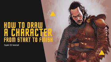 How to draw a Character Design from start to finish - timelapse - Procreate