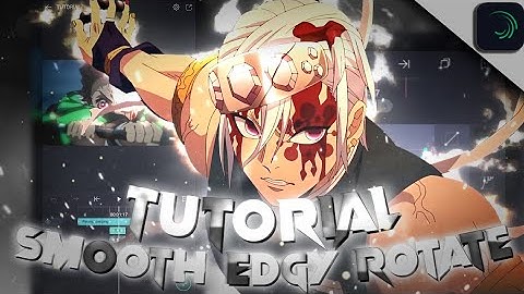 Smooth Rotation & Scale Edgy Rotate Tutorial Alight Motion || Ae Inspired