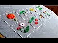 8 Beautiful flowers and fruits Hand Embroidery video,Secrets of Embroidery-16,Embroidery, #Miss_A