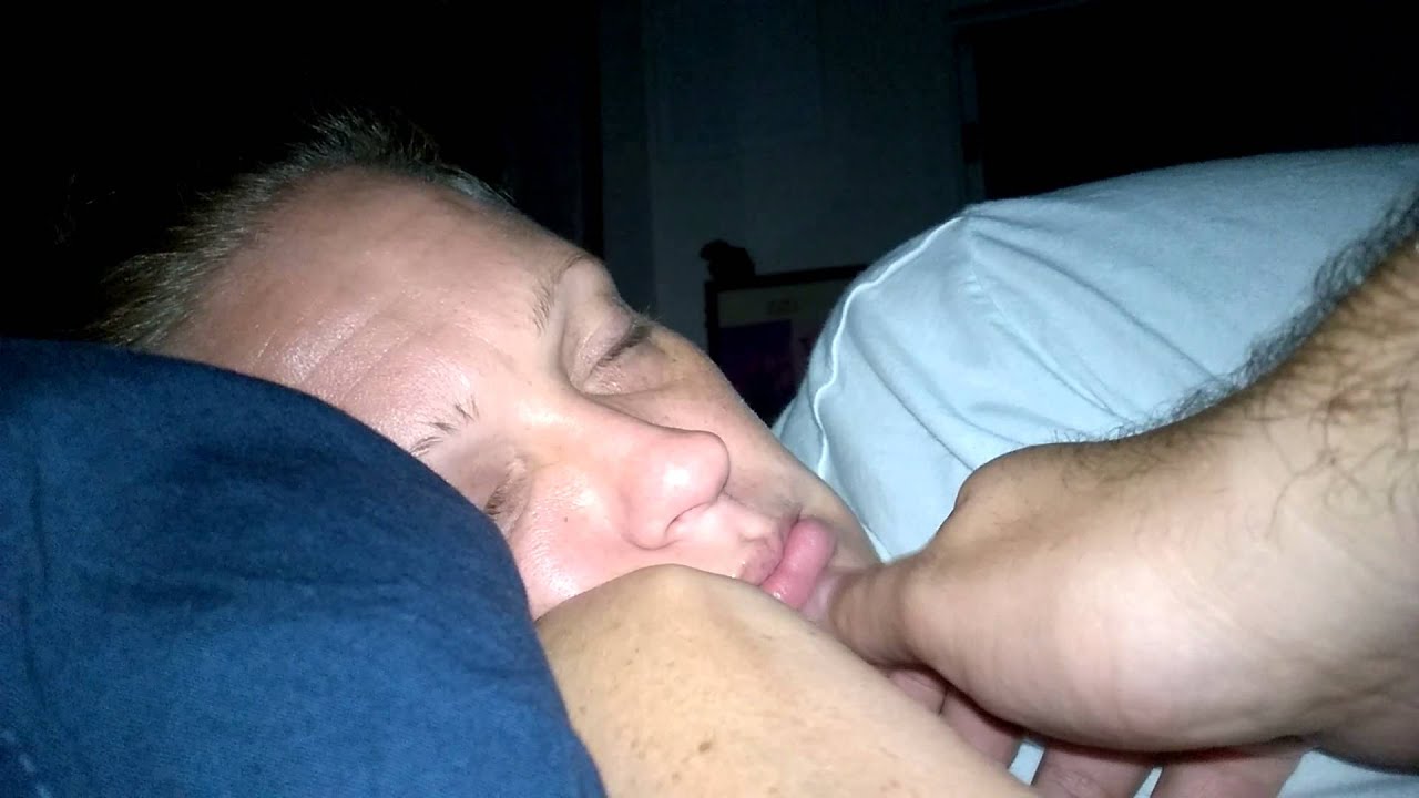 Asleep Challenge! Wife is asleep. Must play with her face.