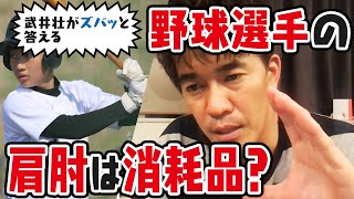 野球選手の肩肘は消耗品?! 武井壮の運動能力を鍛える体へのアプローチ理論