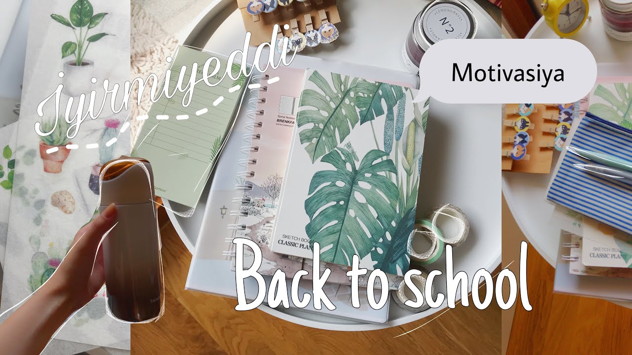 Dərs oxumaq üçün keyfiyyətli ləvazimatlar 📒/ motivasiya alacağın video✨