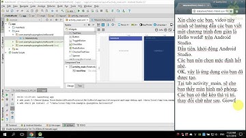 Viết Chương trình Hello World trên Android Studio