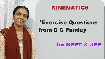 LEARN PHYSICS/NEET& JEE//EXERCISE FROM D C PANDEY