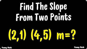 What Is the Slope? | Find the Slope Between Two Points