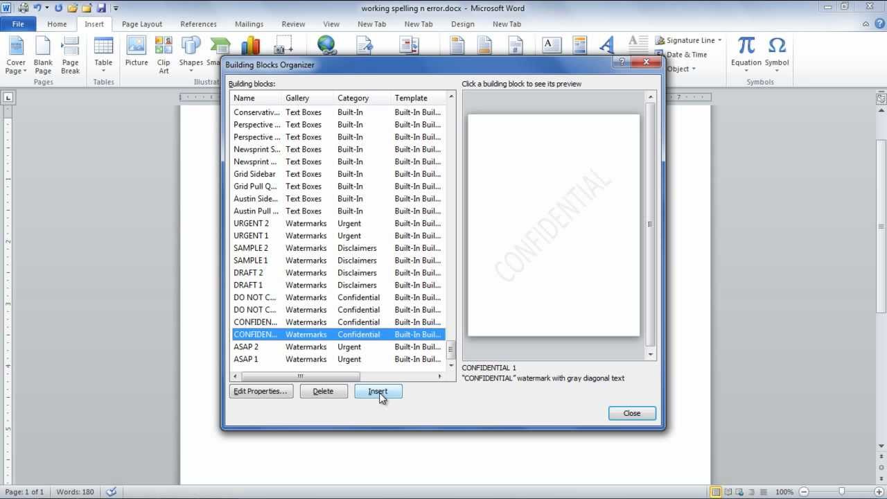 How To Use Building Blocks In Word How To Use Building Blocks In Word