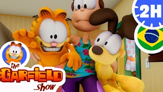 As Aventuras Divertidas de Garfield!  Episódios para Rir!