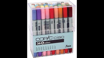 Copic I36B Ciao Markers Set B, 36-Piece