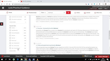 Lexis Practical Guidance: Search