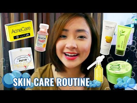 SKIN CARE ROUTINE! (PAANO NAWALA PIMPLES AT PIMPLE MARKS KO) | krisziam