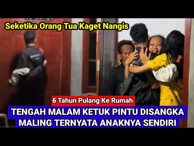 Disangka Maling Orang Tua Dibuat Kaget Ketika Anak Rantau Pulang Kampung Dari Perantauan Di Taiwan class=