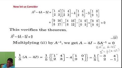MA8251| Engg Maths-2| Video-3 on Unit-1| Cayley Hamilton theorem and its Applications