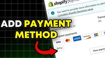 How to EASILY Add a Payment Method on Shopify (NEW 2025 GUIDE)