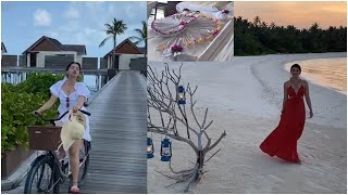 Actress Mehrene Kaur Enjoying In Maldives Mehrene Kaur Tfpc