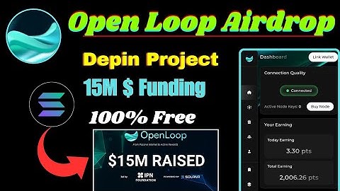 Open Loop Depin Project || openloop  Airdrop|| openloop Network Complete Tutorial ||Tech with Amina