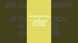 Internship Reflection Video