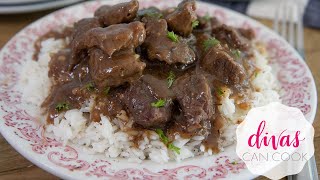 Southern Beef Tips & Gravy~ Pure Comfort Food