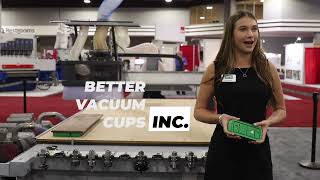 Better Vacuum Cups on the Felder Profit H08 at IWF