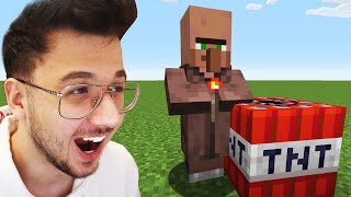 minecraft'ta köylülerin IQ'sunu test ettim!