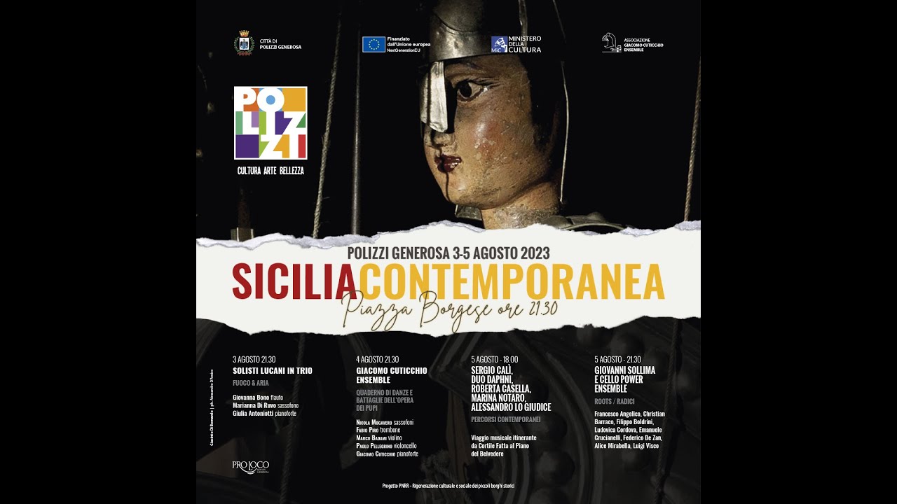 Sicilia Contemporanea 2023 - 3ª Rassegna di Nuove Musiche - Associazione Giacomo Cuticchio Ensemble
