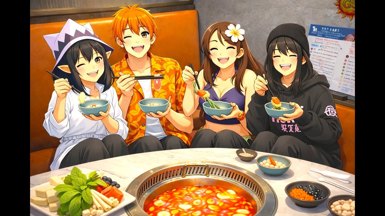 Solo Hot Pot Lunch at Happy Lamb | Weekday Buffet Dining Alone in ATX 