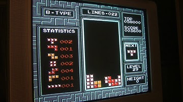 TETRIS NES NTSC 29-0 passed with game genie