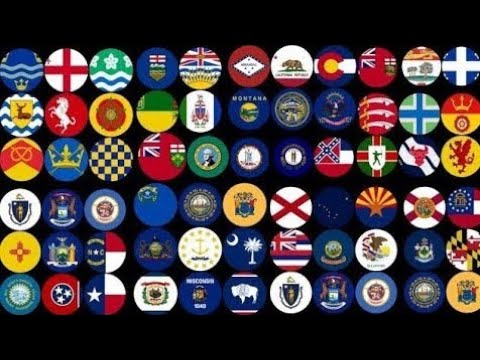 Video 89 USA Vs Canada Vs England States & 10 Times Elimination Marble Race Tournament in Algodoo