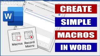 Create Simple Macros in MS Word | Microsoft Word Automation Tutorial