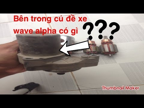 Video Khám phá bên trong củ đề xe máy | mô tơ đề | xe wave... - youtube