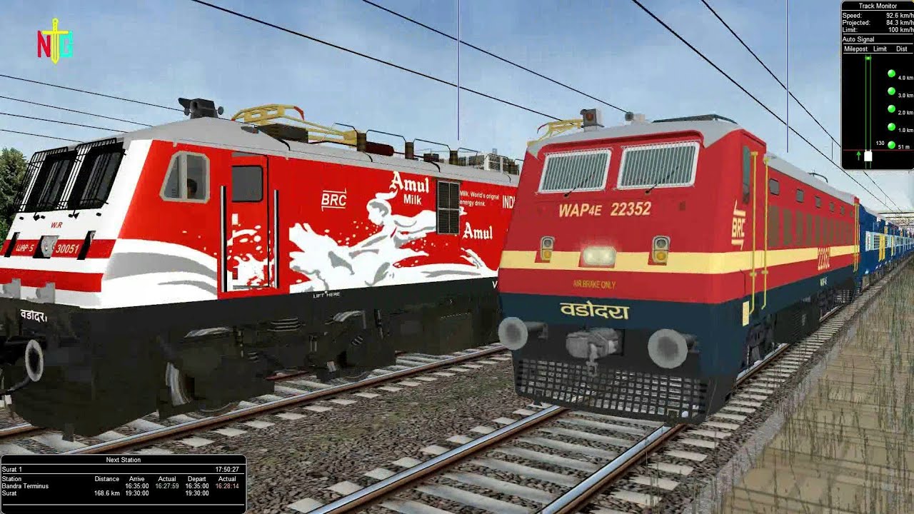 12247 YUVA EXPRESS || Full Speed Action 130km per Hour || FULL HD 1080 ...