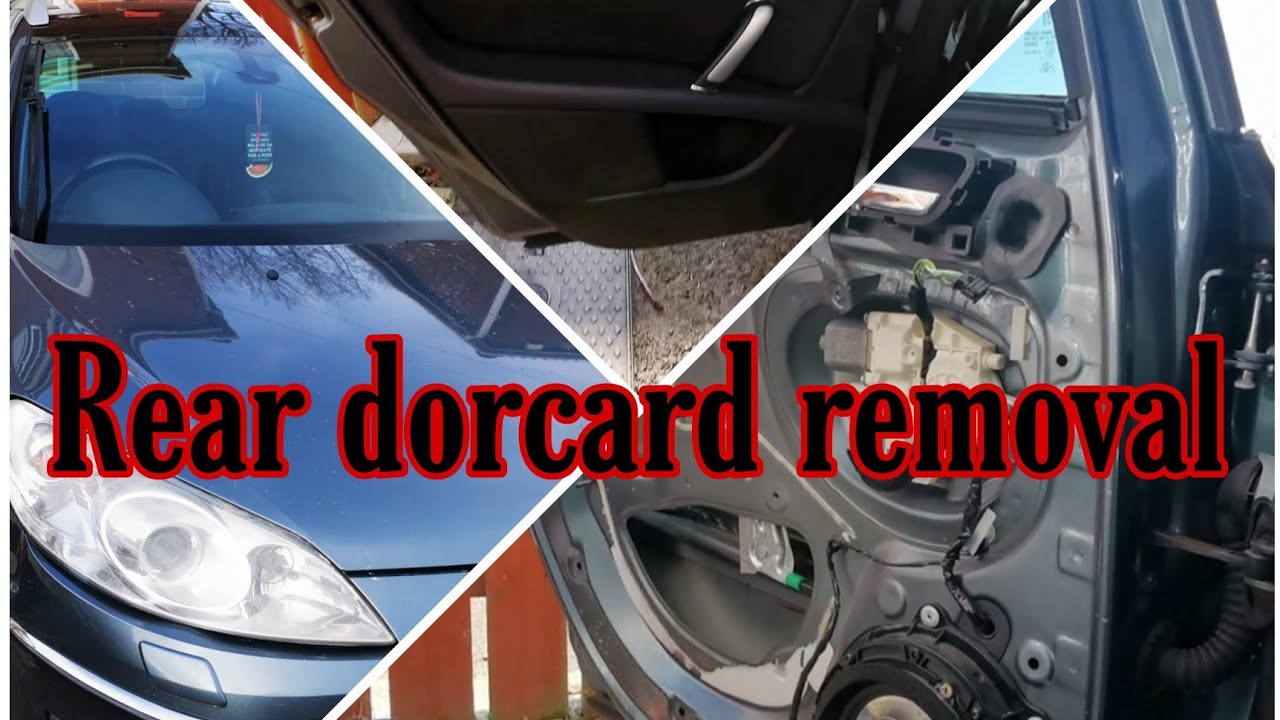 Peugeot 407 2005 Rear doorcard removal. - YouTube