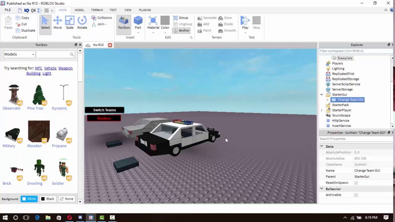 How To Make Cop Patrol Game On Roblox Youtube - gui police pack updated roblox