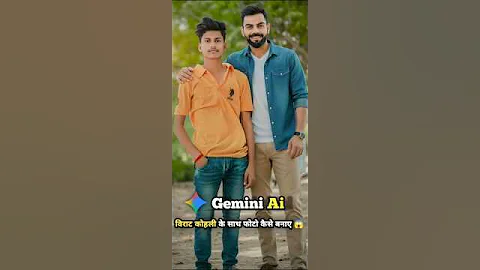 Trending Instagram Ai Editing || Virat Kohli Google Gemini Photo Edit #Photoedit #Shorts #Ai #viral