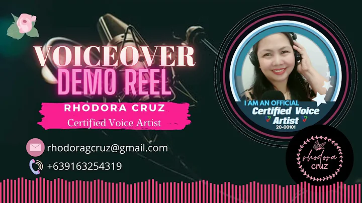 Voiceover Demo Reel | Rhodora Cruz | Certified Voi...